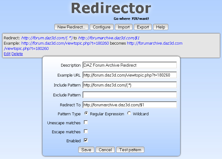 Redirector Redirector
